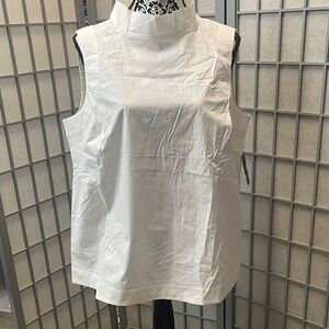 Alfani White Sleeveless High-Neck Camisole